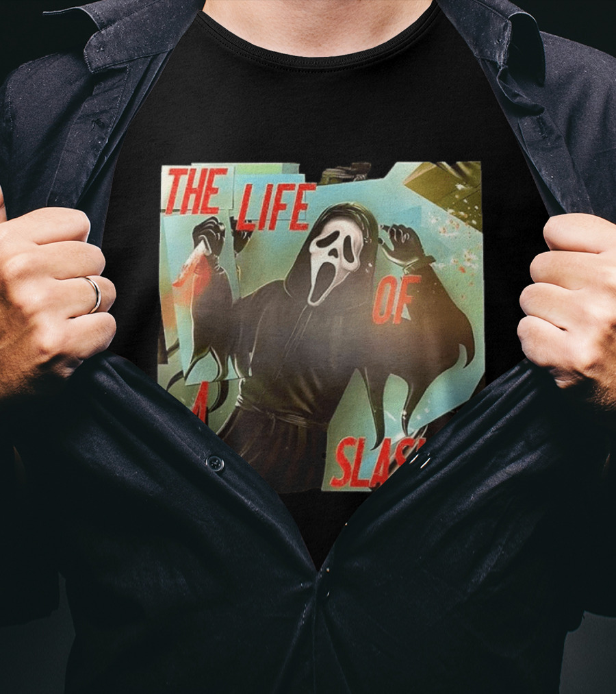 The Life Of A Slasher Ghostface Scream T-Shirt