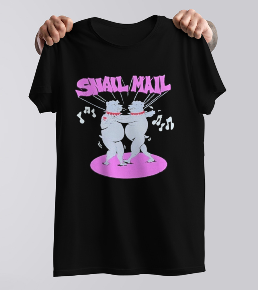Snail Mail Bulldogs Dance Music Notes Duo T-Shirt