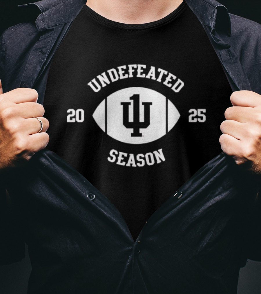 Indiana Hoosiers IU 2025 Undefeated Season Football T-Shirt
