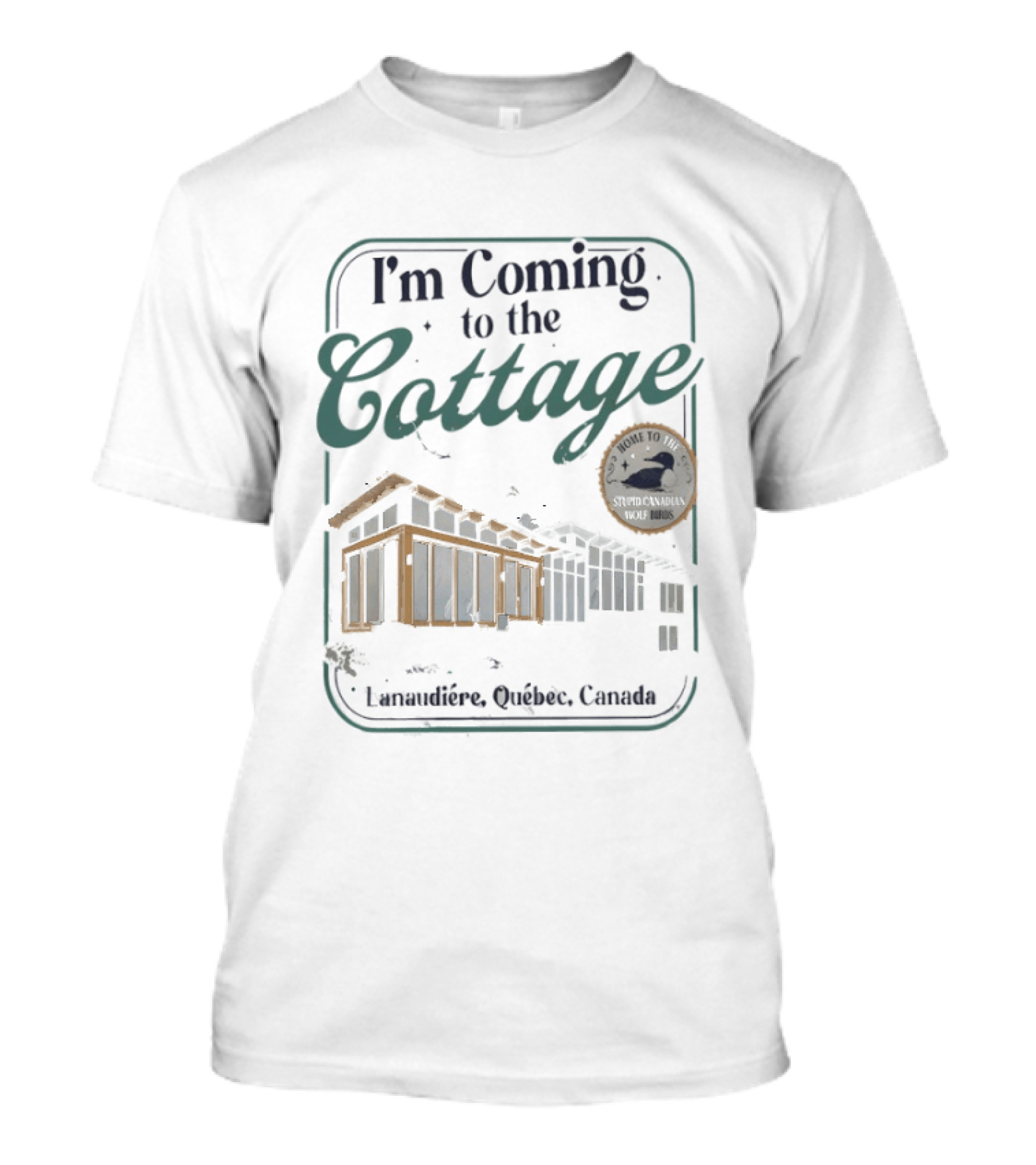 I'm Coming To The Cottage Lorraine Ontario Canada Hockey Romance T-Shirt