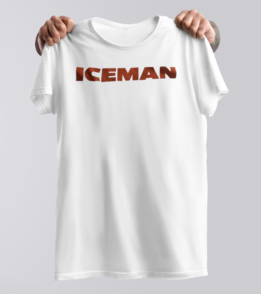 Iceman Quarterback Bold Lettering T-Shirt