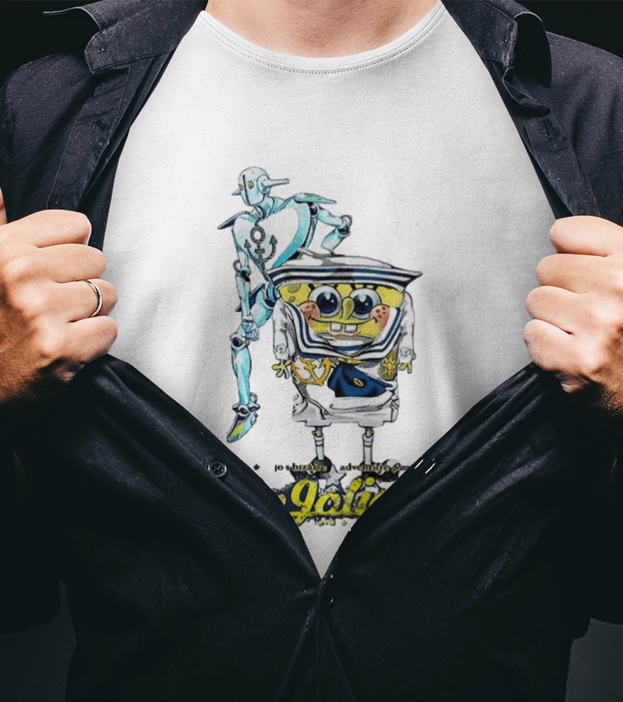 Jo Jolion JoJo's Bizarre Adventure Part 8 Spongebob T-Shirt