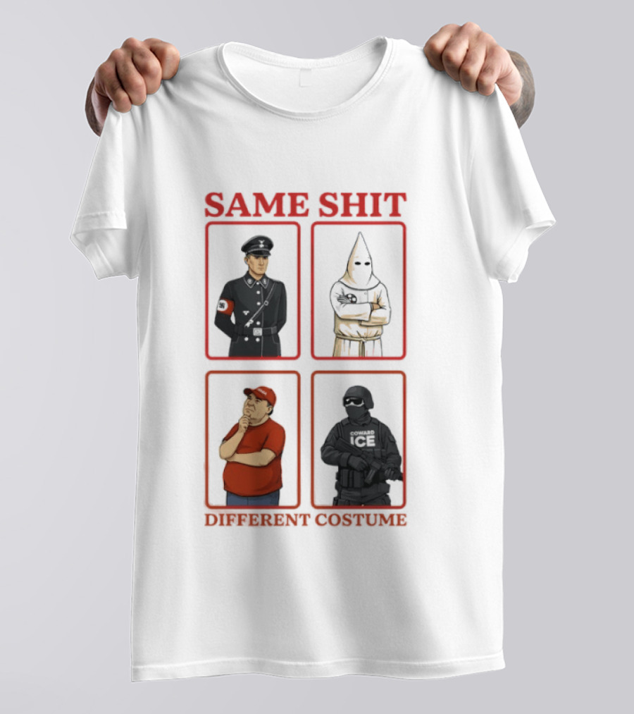 Same Shit Different Costume Anti Coward Ice T-Shirt