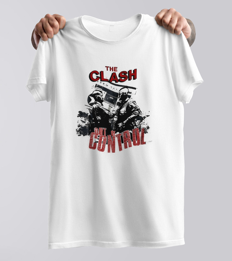 The Clash Out Of Control Riot Scene T-Shirt