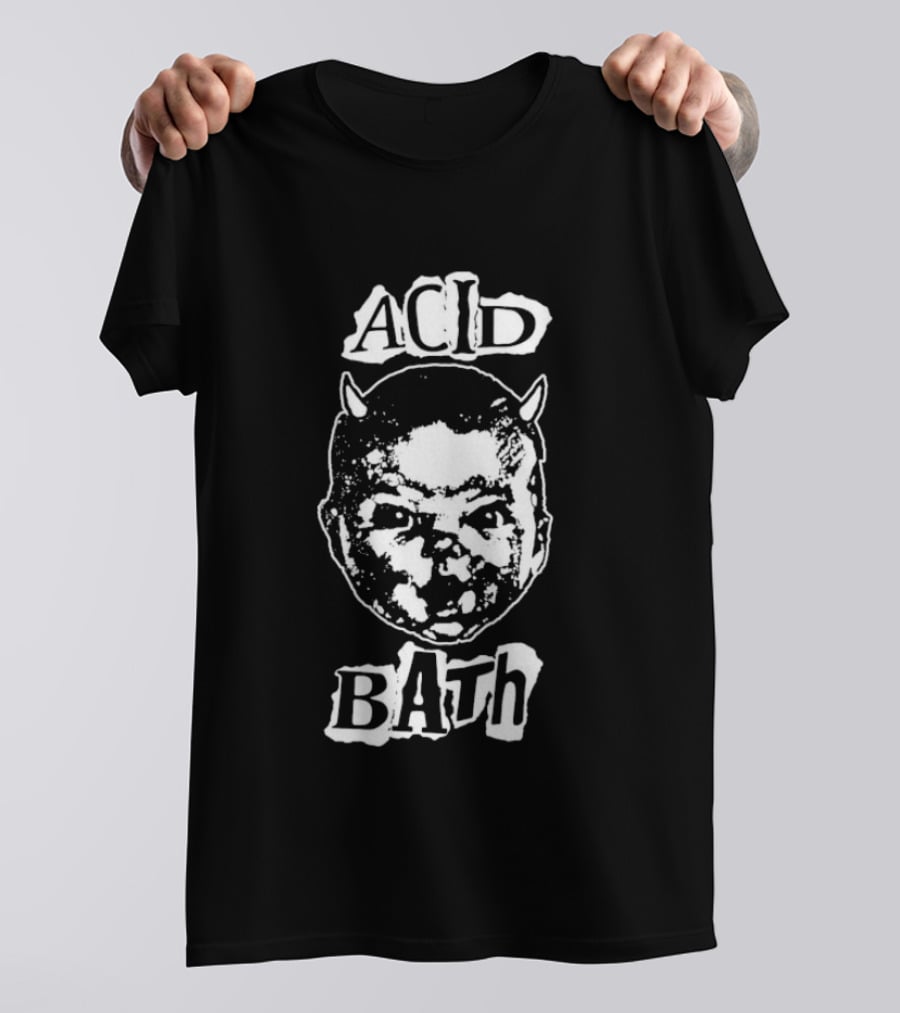Acid Bath Demon Child Face T-Shirt