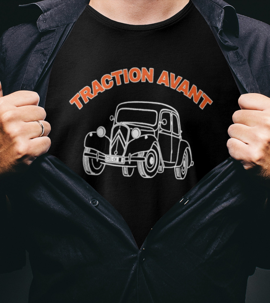 Traction Avant Citroen Car Del Cv T-Shirt
