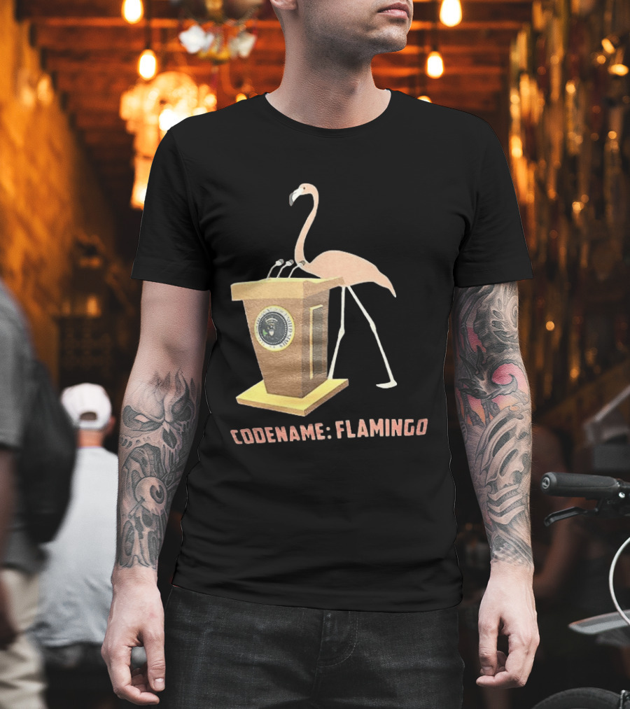 Codename Flamingo Presidential Podium Seal T-Shirt
