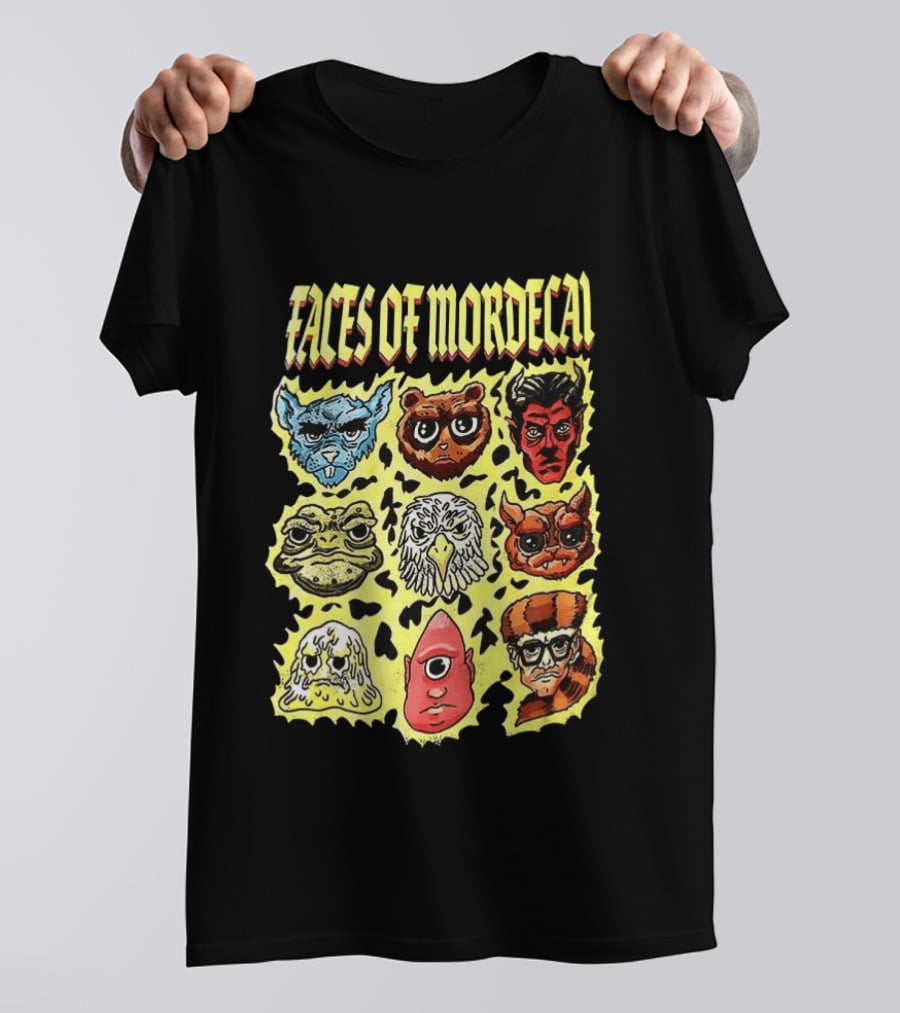 Faces Of Mordecai Dungeon Crawler Carl Compilation T-Shirt
