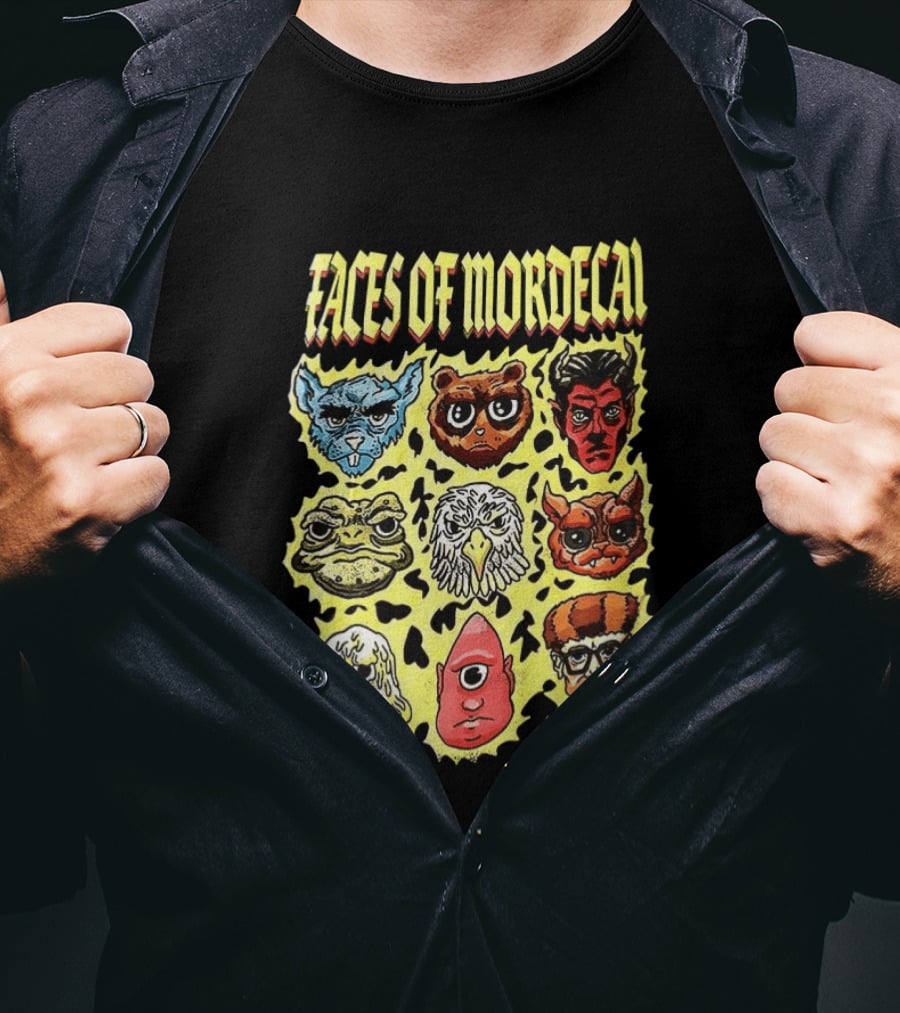 Faces Of Mordecai Dungeon Crawler Carl Compilation T-Shirt