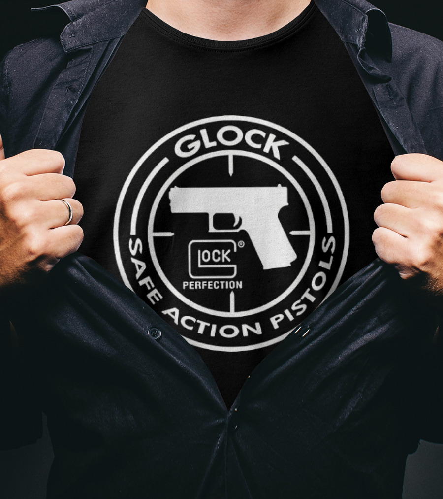 Glock Perfection Safe Action Pistols Target T-Shirt