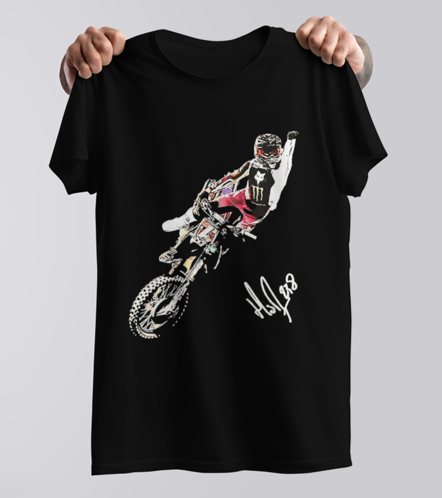Haiden Deegan Motocross Supercross Back To Back Triumph T-Shirt