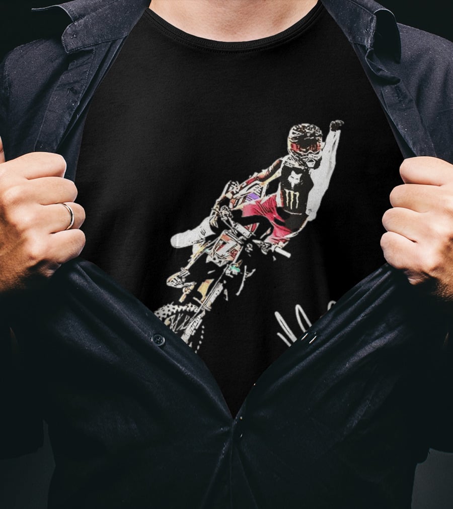 Haiden Deegan Motocross Supercross Back To Back Triumph T-Shirt