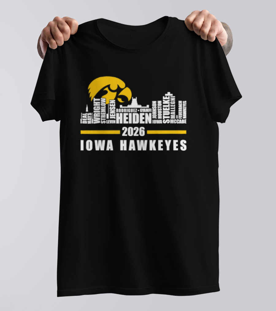 Iowa Hawkeyes 2026 Heiden Skyline T-Shirt
