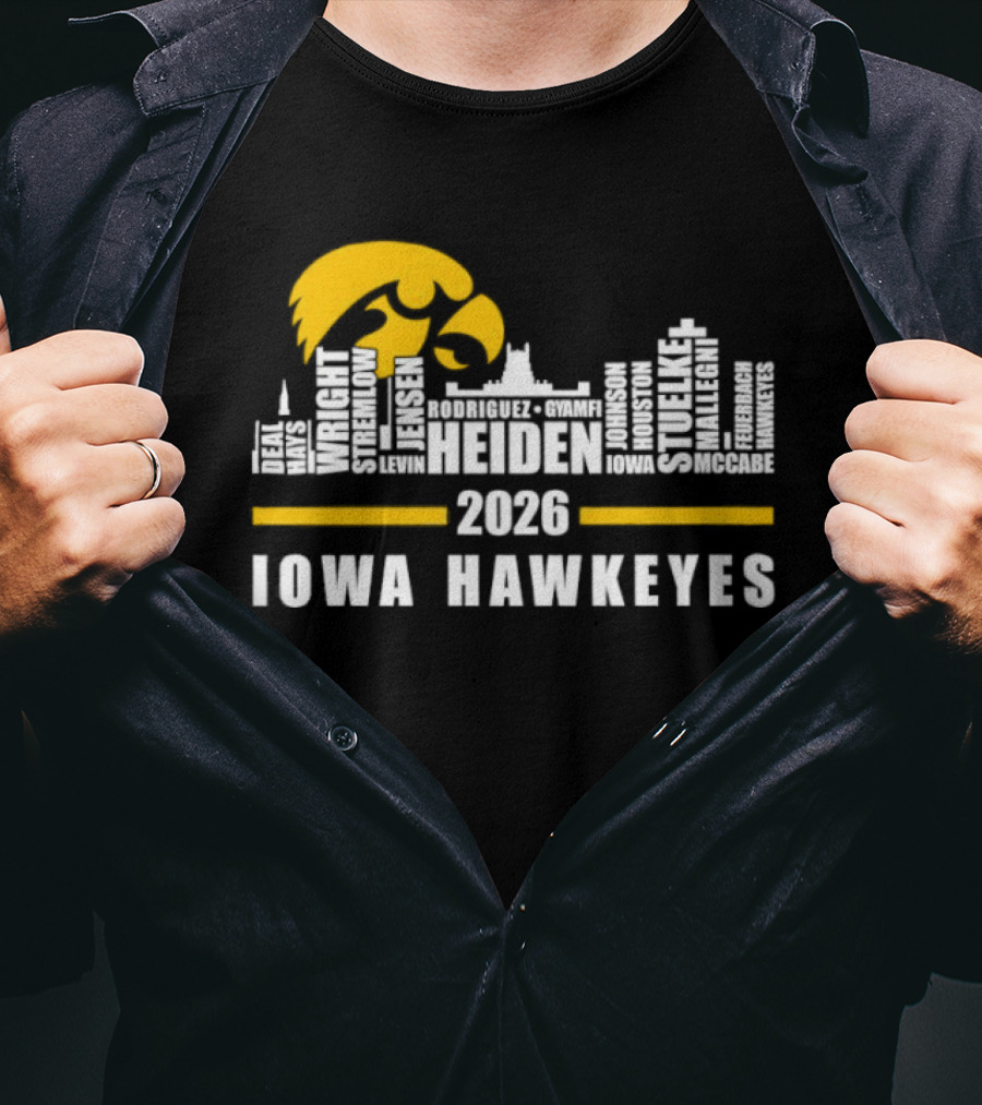 Iowa Hawkeyes 2026 Heiden Skyline T-Shirt