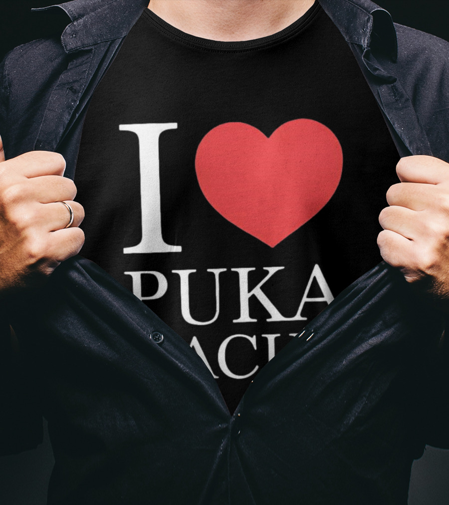 I Love Puka Nacua Los Angeles Rams Football Heart T-Shirt