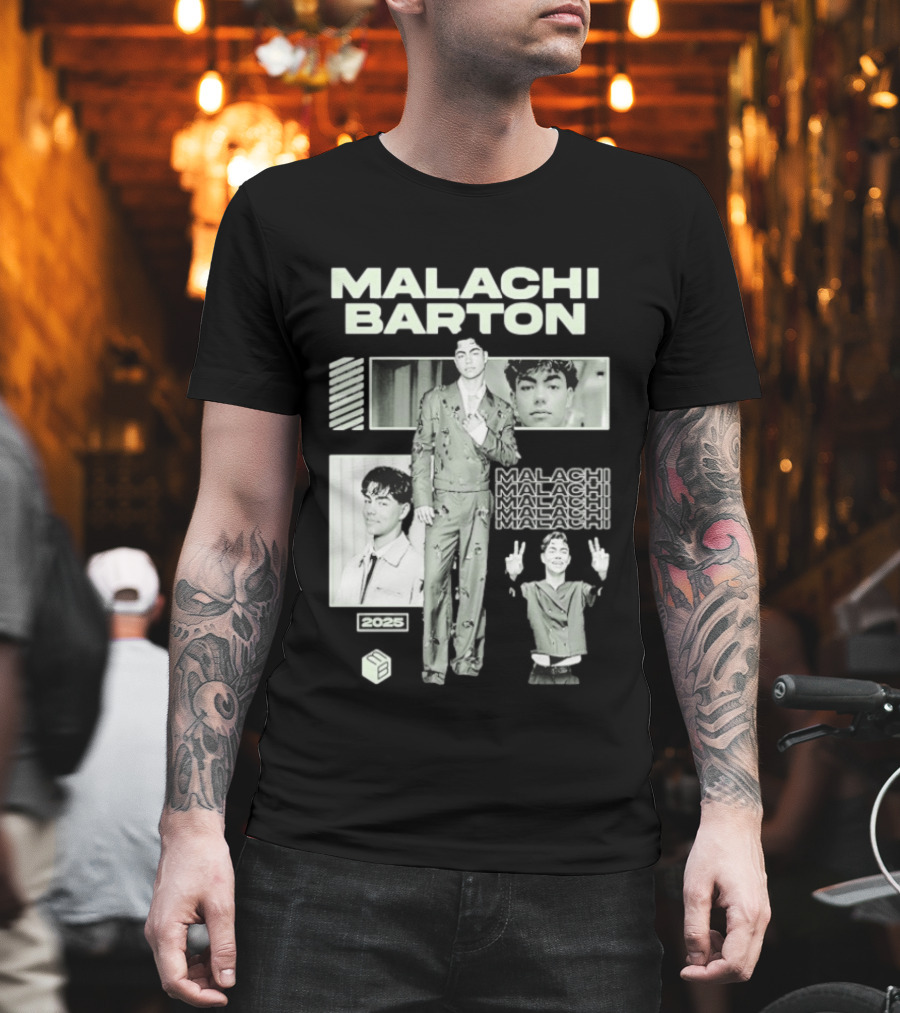 Malachi Barton 2025 Descendants Zombies Worlds Collide Tour Disney T-Shirt