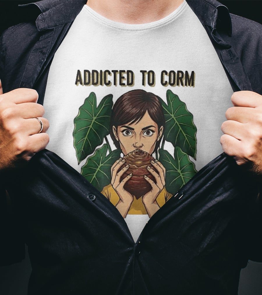 Addicted To Corm Leafy Nature T-Shirt