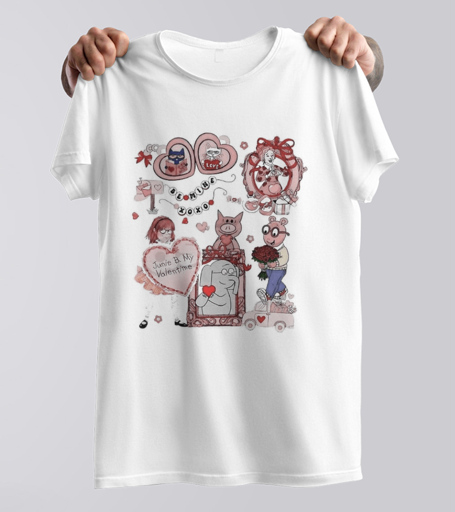 Be Mine XOXO Junie B. Valentine My Valentine Book Club T-Shirt