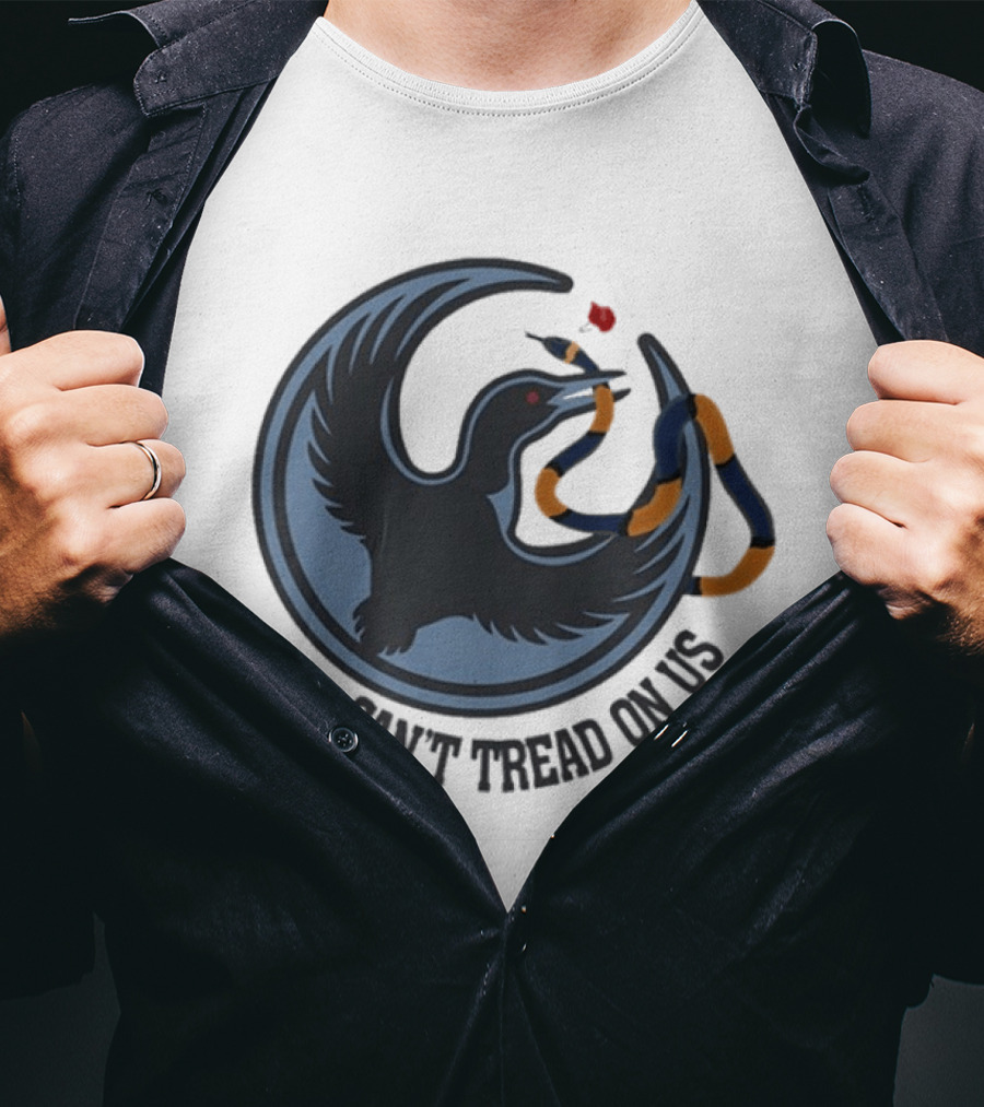 Minnesota Rebel Alliance Can't Tread On Us Bird And Serpent T-Shirt