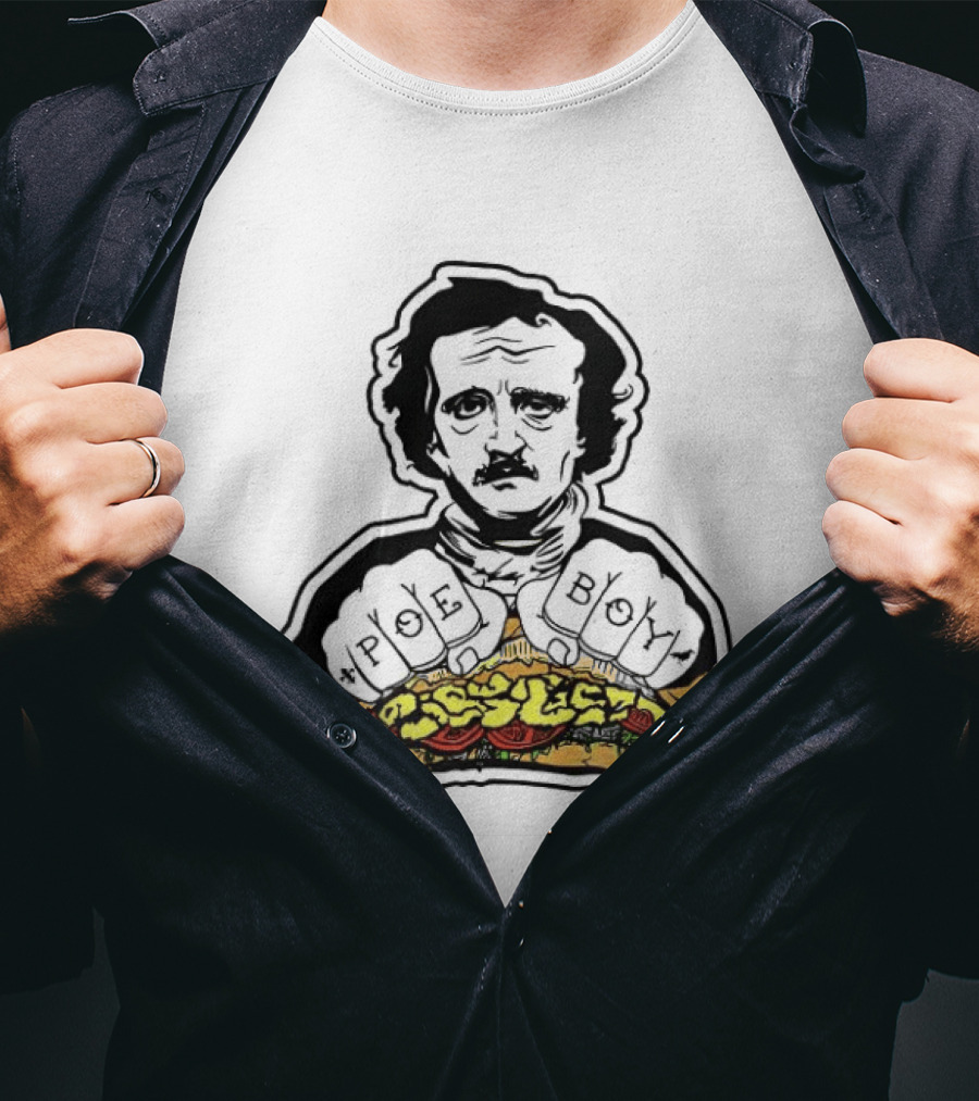 Edgar Allan Poe Poe Boy Sandwich T-Shirt