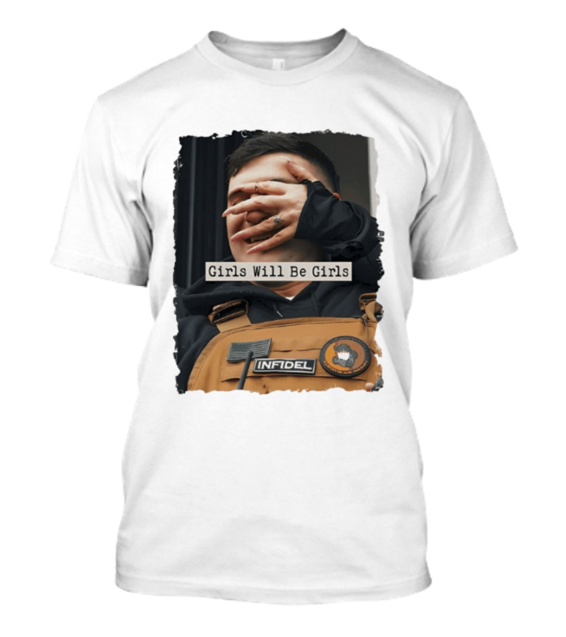 Girls Will Be Girls Infidel Piggy Jake T-Shirt