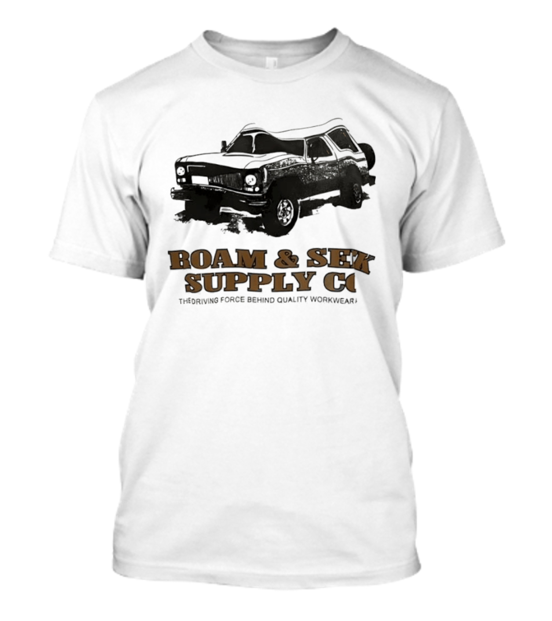 Roam & Sek Supply Co Classic Car Thriving Force Behind Quality Workwear T-Shirt