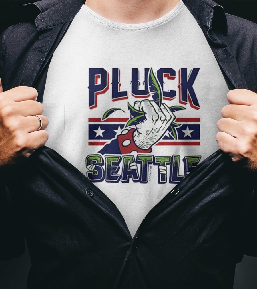 New England Patriots Pluck Seattle Matchup Stars And Stripes T-Shirt
