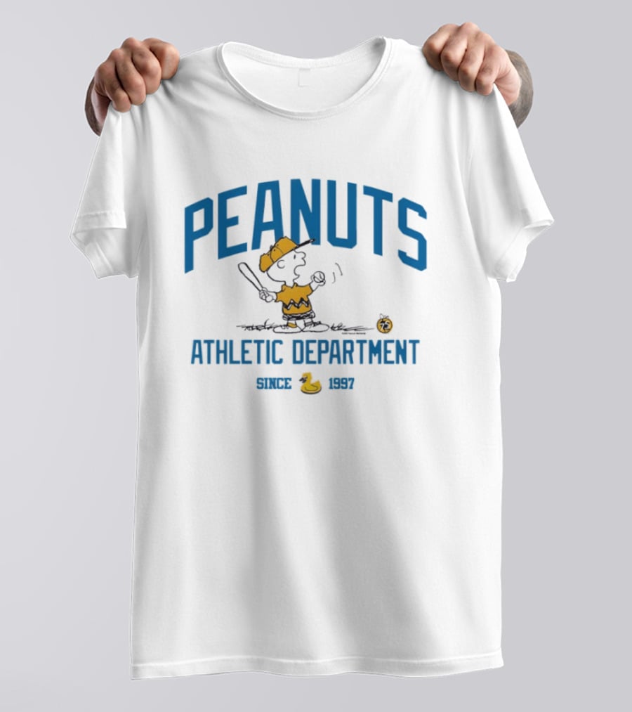 Peanuts Athletic Department Since 1997 Charlie Brown Baseball T-Shirt