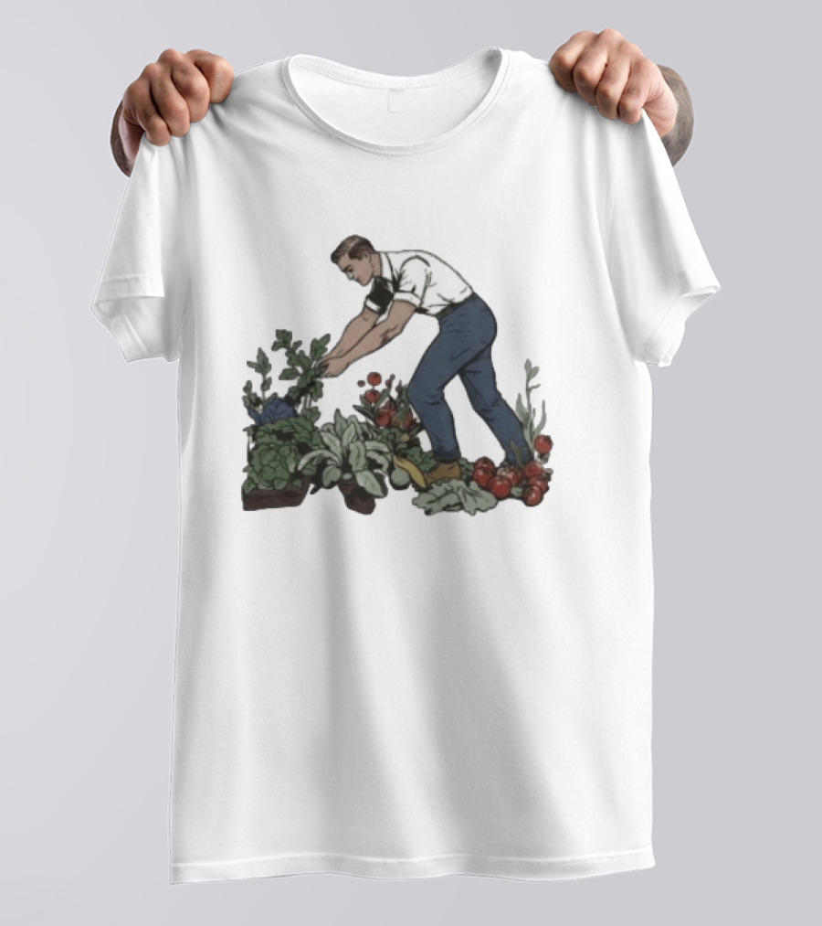 Alexander Skarsgard Gardening Vegetables Scene SNL T-Shirt