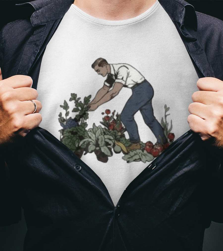Alexander Skarsgard Gardening Vegetables Scene SNL T-Shirt
