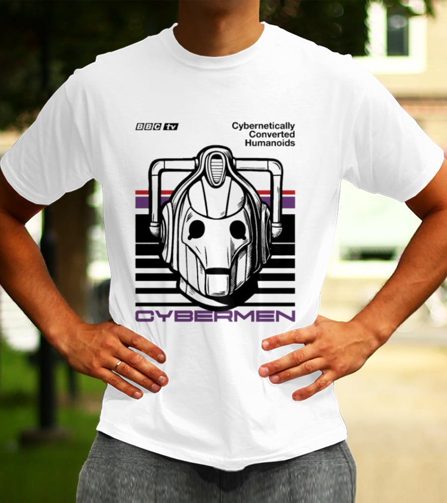 BBC TV Cybermen Cybernetically Converted Humanoids T-Shirt