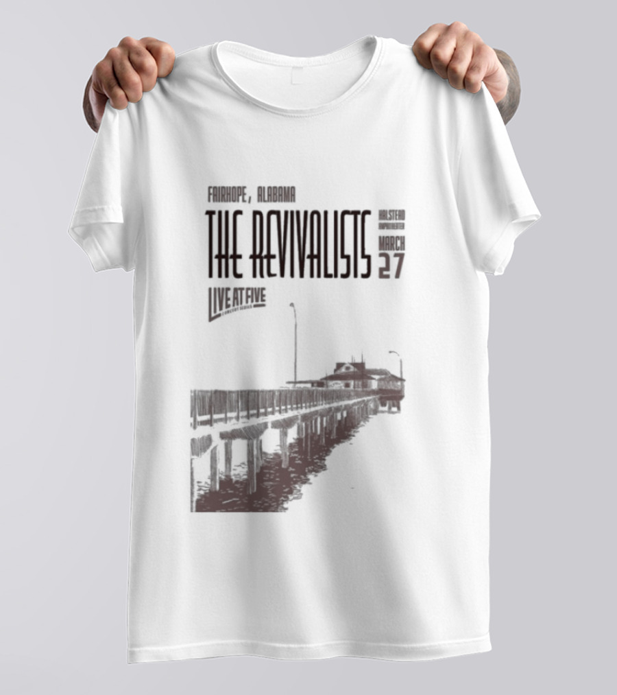 The Revivalists March 27 2026 Fairhope Alabama Steamboat T-Shirt