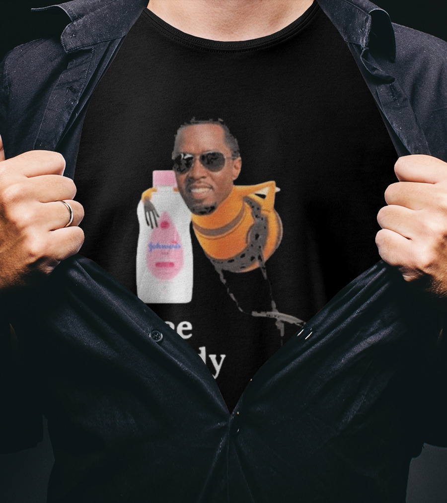 Bee Diddy Sean Combs Baby Oil Johnson's T-Shirt