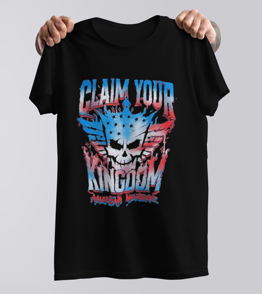 Claim Your Kingdom American Nightmare Cody Rhodes Chenille Pullover T-Shirt