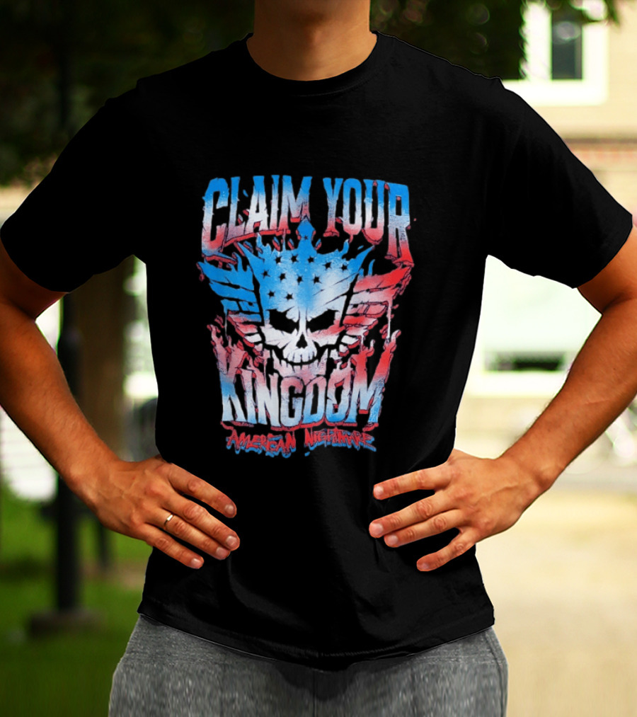 Claim Your Kingdom American Nightmare Cody Rhodes Chenille Pullover T-Shirt