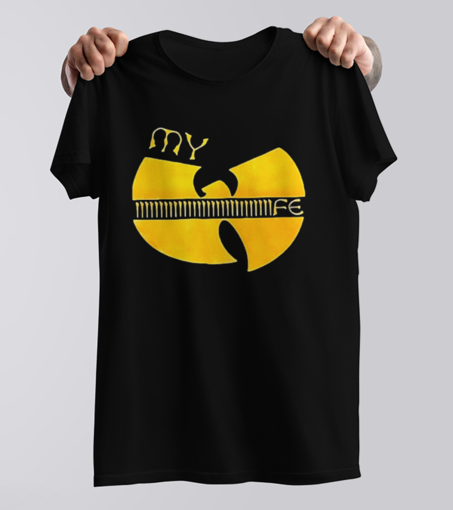 Yellow Wu Tang Clan My Life Symbolic Tribute Collaboration T-Shirt