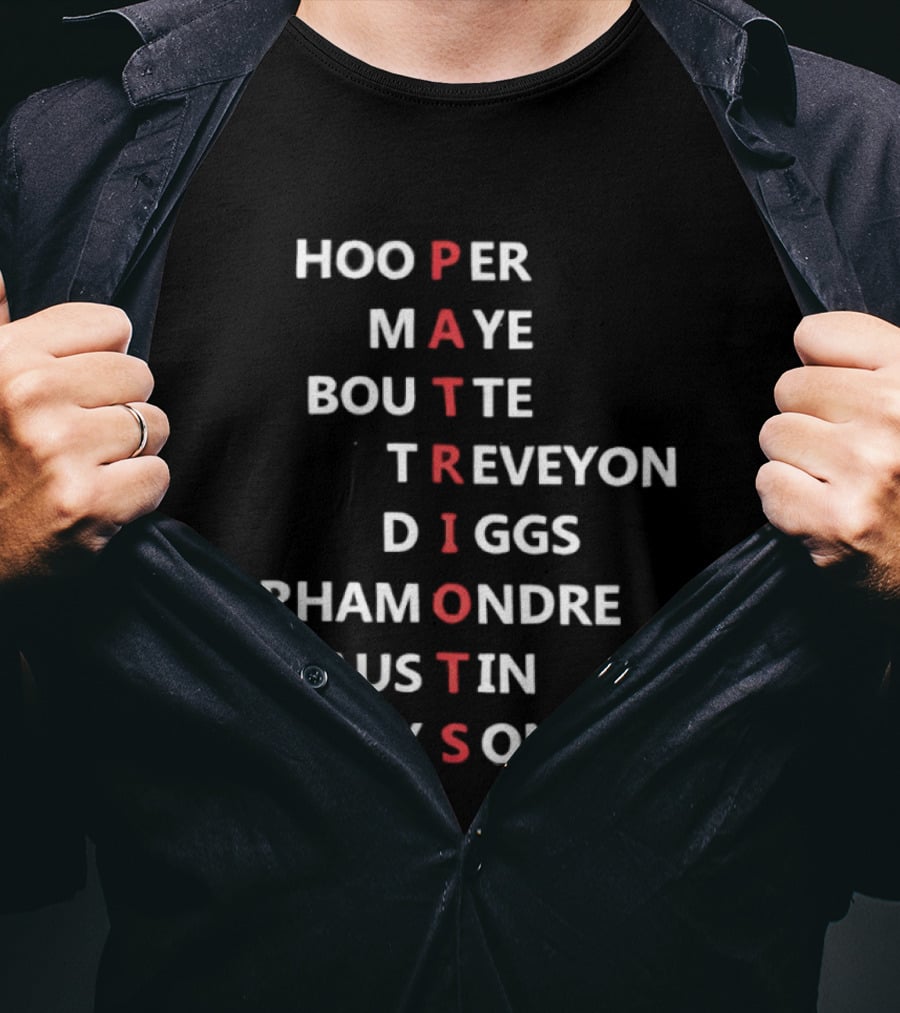 Patriots Hooper Maye Boutte Treveyon Diggs Rhamondre Austin Kayson T-Shirt
