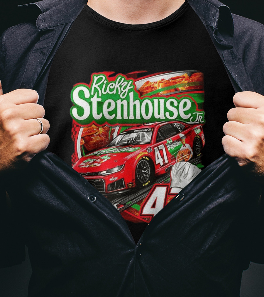 Ricky Stenhouse Jr NASCAR 47 Hyak Motorsports Racing Car T-Shirt