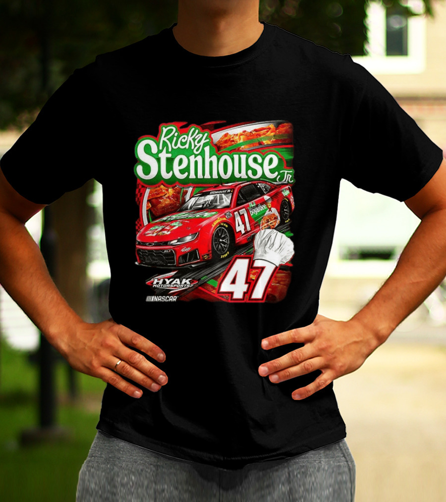Ricky Stenhouse Jr NASCAR 47 Hyak Motorsports Racing Car T-Shirt
