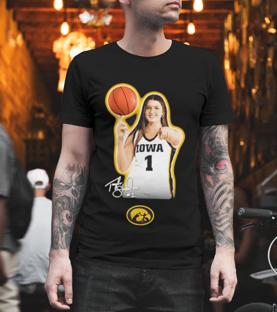 Taylor Stremlow Iowa Hawkeyes Basketball #1 T-Shirt