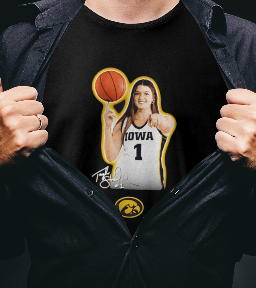 Taylor Stremlow Iowa Hawkeyes Basketball #1 T-Shirt