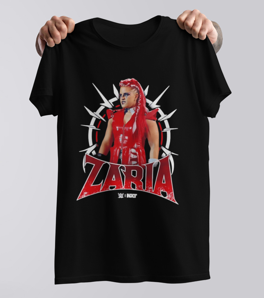Zaria WWE NXT Red Spikes Ensemble T-Shirt