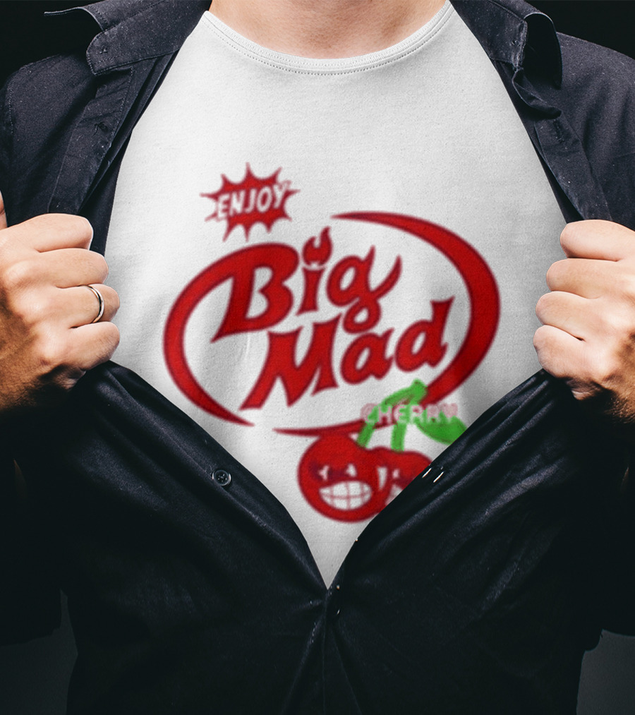 Transviolet Big Mad Cherry Enjoy T-Shirt