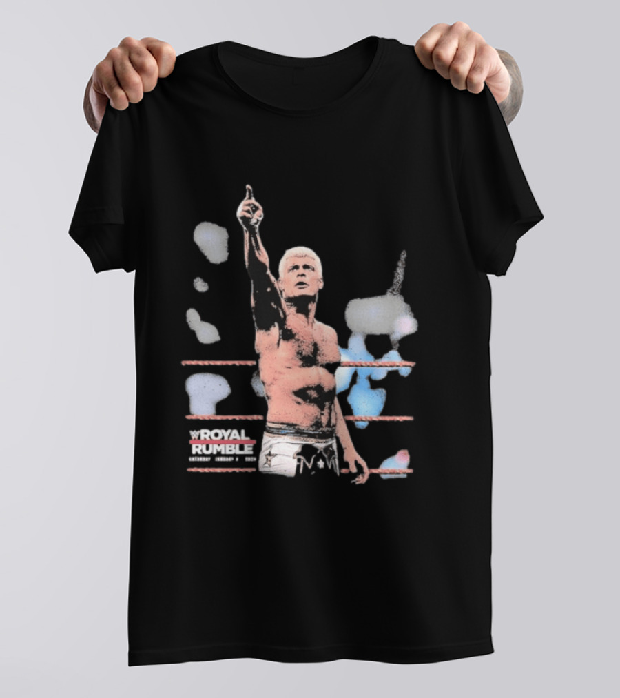 Cody Rhodes WWE Royal Rumble Wrestling Event 2024 T-Shirt