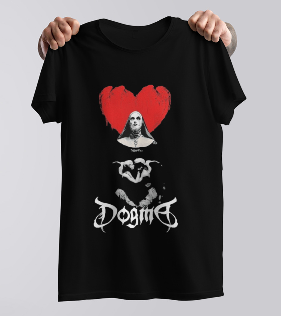 Dogma Nun Heart Valentine's Day T-Shirt