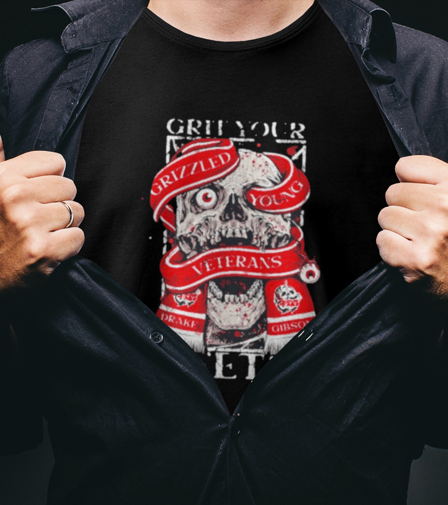 Grizzled Young Veterans Grit Your Teeth Drake Gibson T-Shirt