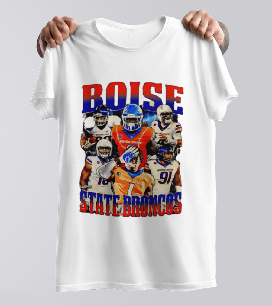 Boise State Broncos Football Legends Players T-Shirt
