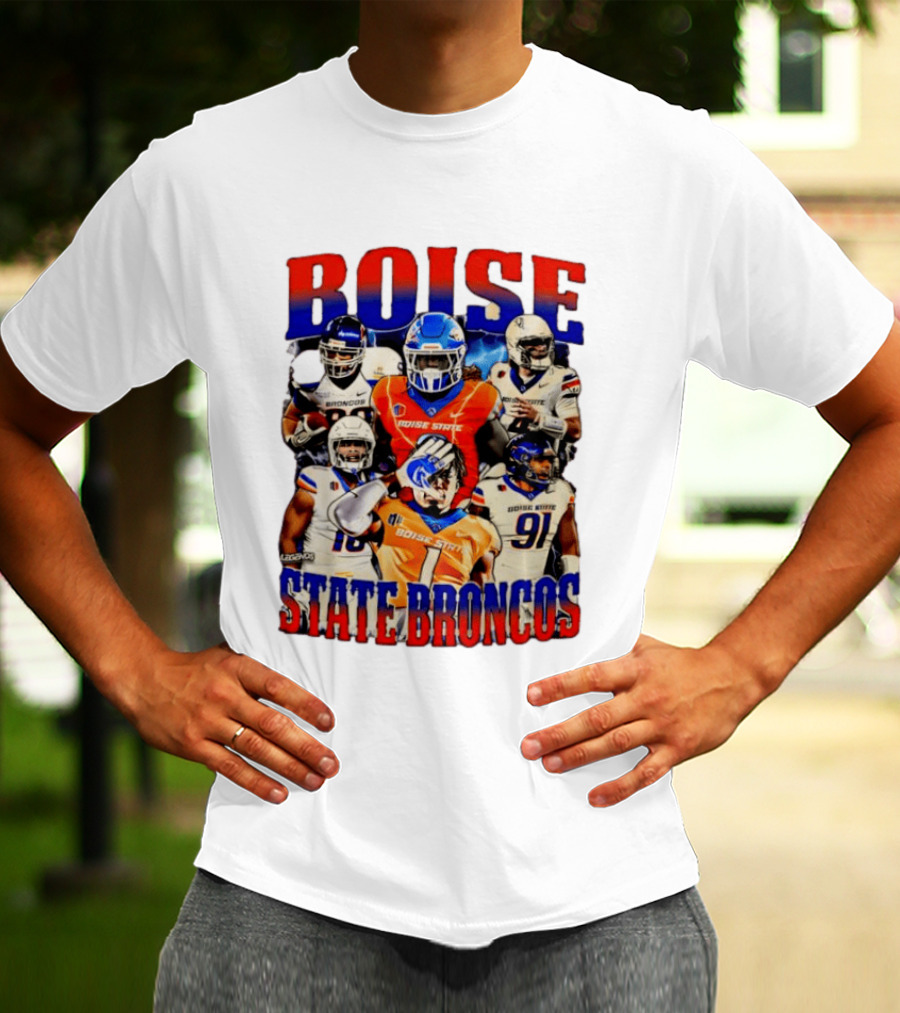 Boise State Broncos Football Legends Players T-Shirt