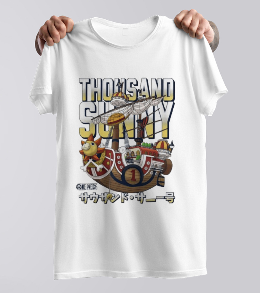 One Piece Thousand Sunny Pirate Ship T-Shirt
