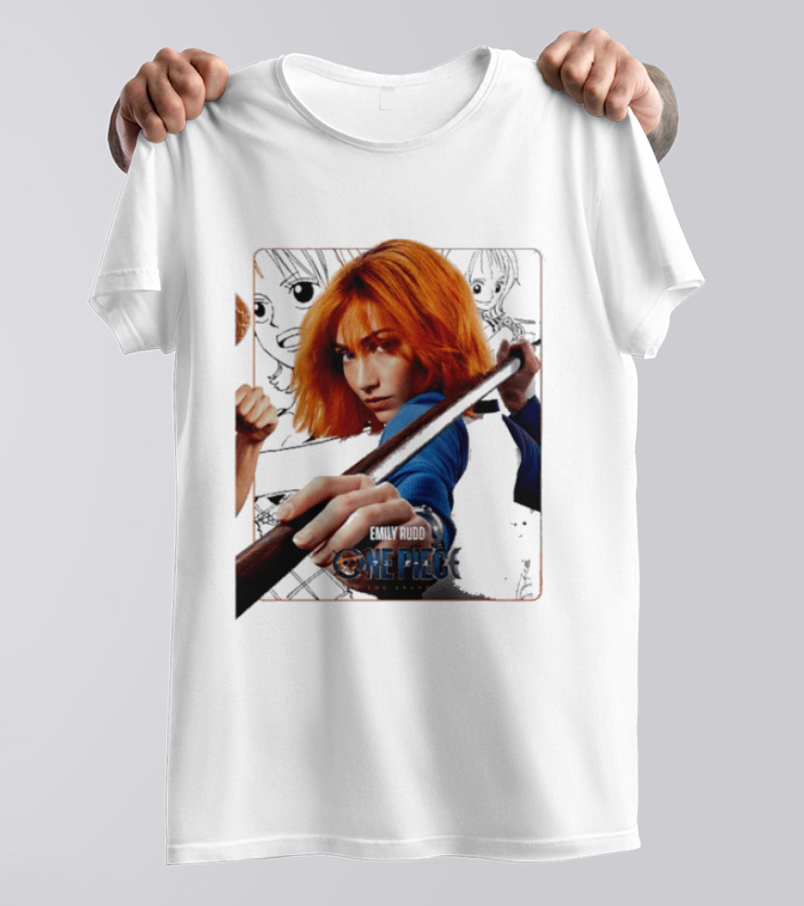 One Piece Live Action Emily Rudd As Nami Grand Line Adventure T-Shirt
